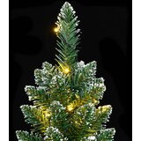 vidaXL Umjetno tanko božićno drvce sa 150 LED žarulja 150 cm | shoptok.hr