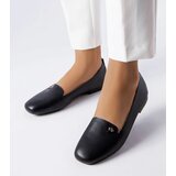 Gemre Black square-toe ballet flats Noël Cijene
