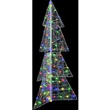 vidaXL Božično drevo med 160 LED večbarvno 150 cm Akril | Shoptok.si