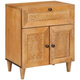 vidaXL Nočna omarica Svetlo rjava 50 x 33 x 60 cm trden mangov les | Shoptok.si