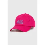 Marc O'Polo Bombažna bejzbolska kapa DENIM roza barva