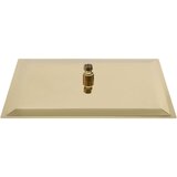  Glava za tuš od nehrđajućeg čelika 40 x 30 cm pravokutna zlatna | shoptok.hr