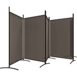 Sobna Paravan 5-delni antraciten 433x180 cm blago, (20594991) | Shoptok.si