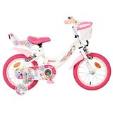 Volare dječji bicikl Unicorn 14″ bijele boje, s dvije ručne kočnice | shoptok.hr