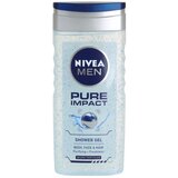 Nivea men pure impact gel za tuširanje za tijelo i lice 250 ml za muškarce Cijene