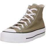 Converse Visoke tenisice 'Chuck Taylor All Star Lift' maslinasta / bijela Cijene