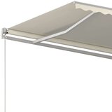  Ročno zložljiva tenda 500x350 cm krem, (20728569) | Shoptok.si