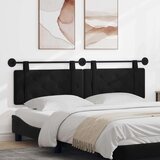  Držeće uzglavlje Zidne Crna 170 x 55 x 5 cm Baršun - Crna 160 cm bez LED | shoptok.hr