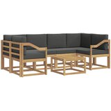  Set vanjskih sofa 7 kom. Bijela i antracit | shoptok.hr