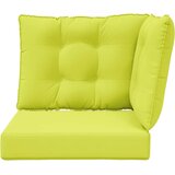  Zunanja blazina za kavč 3 pcs Zelena Poliester, (5000202412) | Shoptok.si
