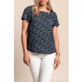 Fenzy Bluza S Kratkimi Rokavi, Temno Modra | Shoptok.si