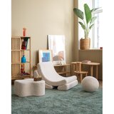 Wigiwama Kremno bel otroški fotelj iz tkanine bouclé Moon – | Shoptok.si