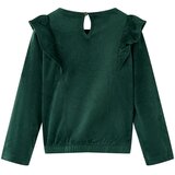  Dječja bluza s volanima tamnozelena 116 | shoptok.hr