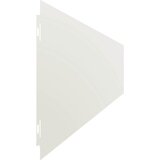  Rubovi za travnjak 10 kom Bijeli 15x103 cm Hladno valjani čelik | shoptok.hr