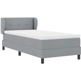 Krevet s opruga kutije Svjetlosiva 100 x 200 cm tkanina | Eponuda.ba