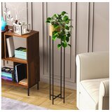 WALLXPERT Ukrasna saksija GED-024-A, 23x108x23 cm, O 20 cm,, Crna i zlatna | Eponuda.ba