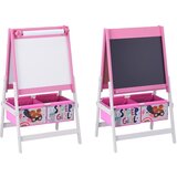 Ginger Home dječji stalak za crtanje 3 u 1 - crna ploča, bijela ploča, papirnata rola, Super Girl | shoptok.hr