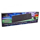  I miš TITANUM SALEM, USB, US layout, TK106 | Eponuda.ba