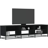 TV ormarić crni 180x40x46 cm od konstruiranog drva | shoptok.hr