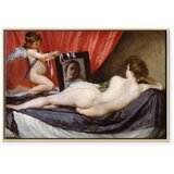  Slika - Diego Velázquez – The Rokeby Venus 120x80 U prirodnom drvenom okviru | shoptok.hr