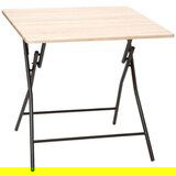 Five Stočić sklopivi 80x80 metal drvo bež (164713) | ePonuda.com