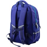 Lean_Toys Otroški šolski nahrbtnik z dinozavrom in prsnim pasom, temno moder 41x30x16 cm | Shoptok.si
