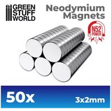Green Stuff World neodymium magnets 3x2mm - set x50 (N52) Cene
