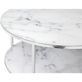 Livetastic Klubska Miza Marble, Bela | Shoptok.si