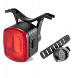 ROCKBROS Q2S LED ZADNJA LUČ ZA KOLO S STOP SISTEMOM USB-C ČRNA, (21834993) | Shoptok.si
