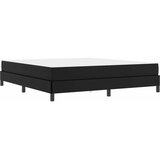  Krevetna konstrukcija s madracem Crna 180 x 200 cm tkanina | shoptok.hr