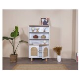 Hanah home polica za knjige bohem white oak | ePonuda.com