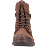 Rieker Gležnarji z vezalkami rjava | Shoptok.si