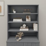 Gornji element za komodu HAMAR tamnosivi 90x30x100 cm borovina | shoptok.hr