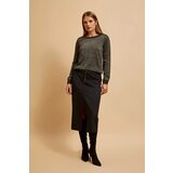 Marisse Black Metallic Thread Sweater | Shoptok.si
