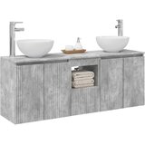  Set ormarića za kupaonicu 3 kom. Betonska siva | shoptok.hr