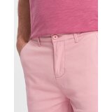 Ombre Men's chinos shorts with denim trim | Shoptok.si