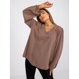LAKERTA Blouse-LK-BZ-508827.62P-brown | Shoptok.si