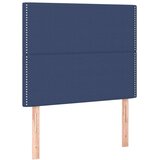 vidaXL Box spring postelja z vzmetnico LED modra 100x200 cm | Shoptok.si