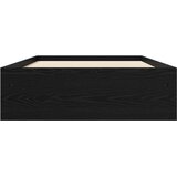  Okvir kreveta s pohranom s ladicama Crni hrast 80 x 200 cm | shoptok.hr