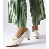 Gemre White low block heel pumps Sant'Antonio | Shoptok.si