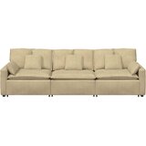  Modularna sofa s jastucima sivo-zelena | Shoptok.si