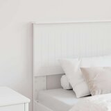  Vzglavje z vzglavjem Bela 80 cm Konstruiran les, (5000109785) | Shoptok.si
