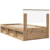  Okvir za krevet Umjetnička hrastovina 90 x 200 cm | shoptok.hr
