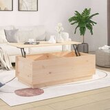  Klubska mizica 100x50x35 cm trdna borovina, (20711270) | Shoptok.si