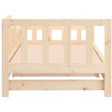 Izvlečna dnevna postelja 2x(80x200) cm trdna borovina, (20787792) | Shoptok.si