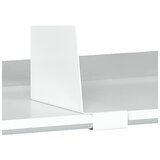 Kongamek Opora za knjige, VxŠxG 173 x 63 x 147 mm, bele barve | Shoptok.si