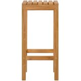 Barska stolica 4 pcs Prirodna Čvrsto teak drvo | shoptok.hr