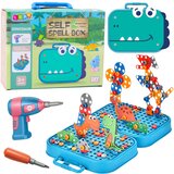 DIY Screwdriver Kit Suitcase Puzzle Dinosaurs Blocks Screwdriver 228 pcs. Cijene