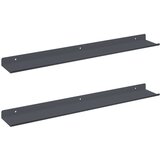  Polica na zidu s policom Zidne 2 pcs Antracit 60 x 9 x 2 5 cm - Antracit 60 x 9 cm 2 | shoptok.hr