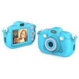 SARAHE DC502 2,4-palčni otroški digitalni fotoaparat s 16-kratnim zoomom 2,7K za snemanje videoposnetkov, barva: modra brez kartice, (22056594) | Shoptok.si